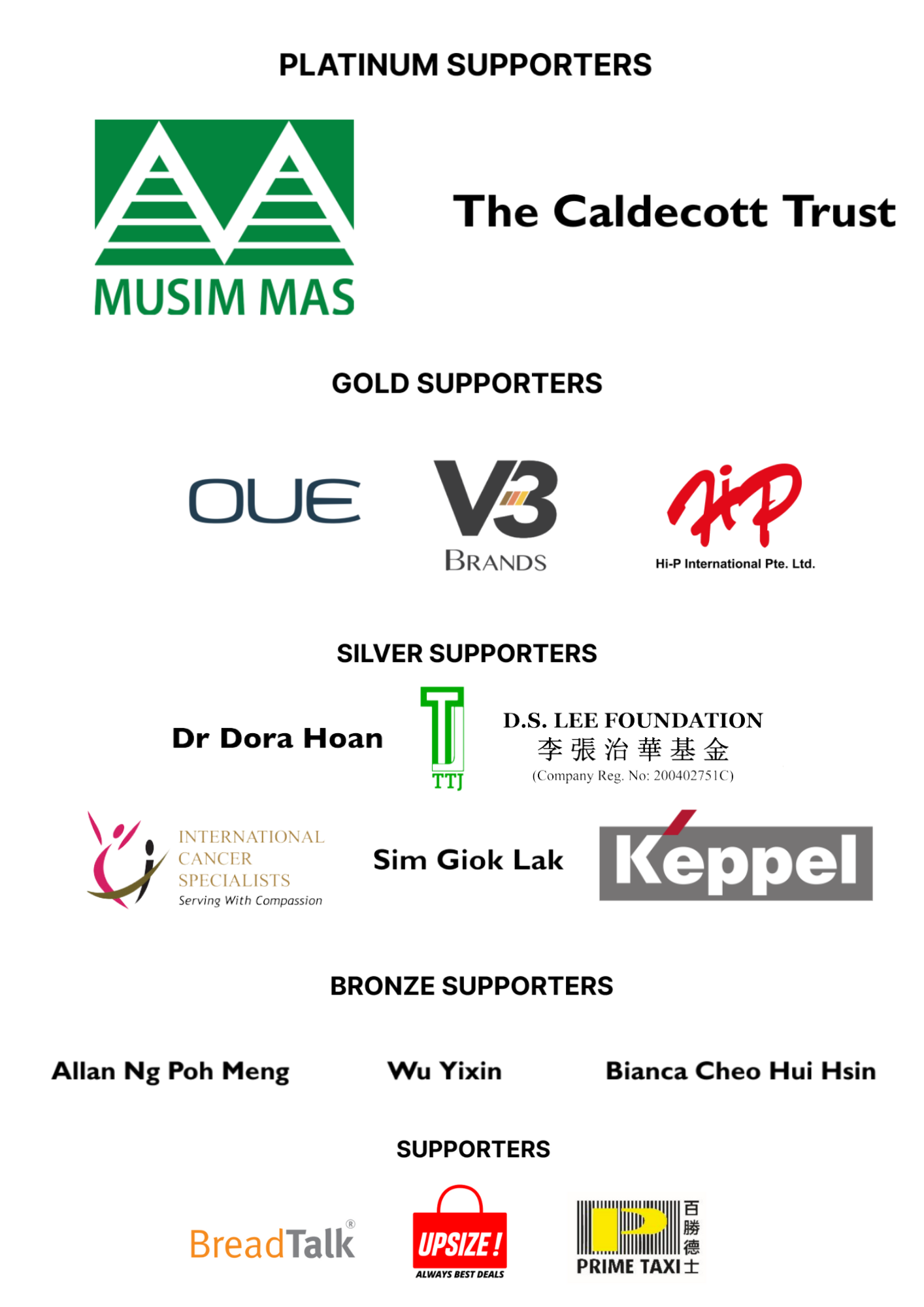 Event booklet donor 2